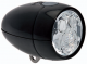RI 45 N Fanale a batteria Basta Vintage con 2 Super Led NERO  (batt. incluse)
